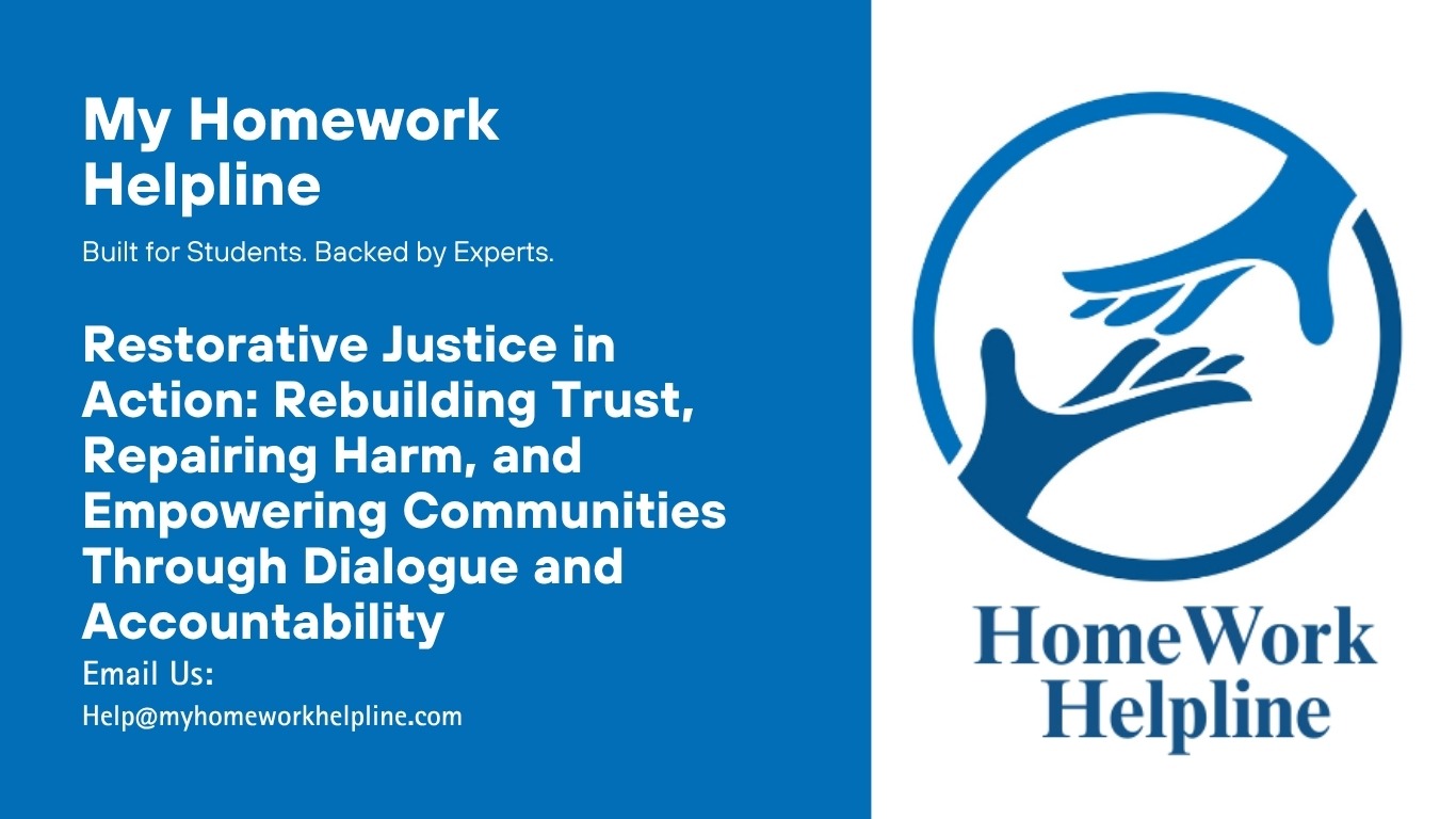 restorative justice programs community healing