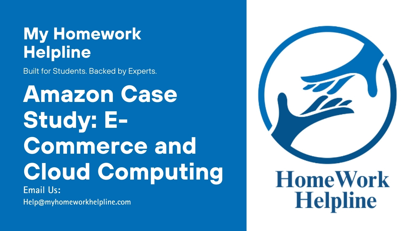 Academic paper analyzing Amazon as a business studies case study, covering e-commerce strategies, cloud computing through Amazon Web Services (AWS), supply chain management, employee challenges, market expansion, and investment opportunities. This research paper provides insights useful for business studies essay, business assignment, or academic paper on Amazon’s growth, challenges, and global competitiveness in the retail and cloud computing sectors.