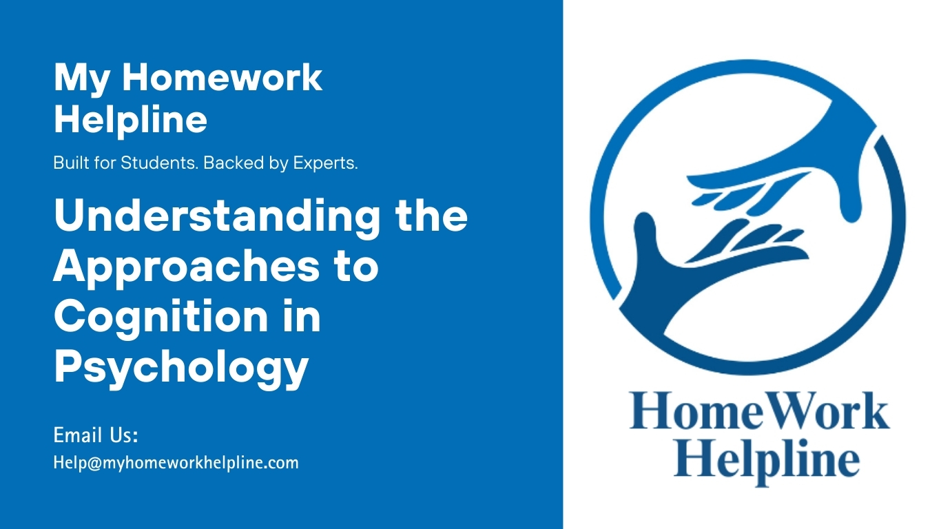Academic paper discussing approaches to cognition in psychology, focusing on top-down and bottom-up processing. This research paper explores how mental processes interpret environmental data, either starting from raw sensory input or from prior knowledge and experience. The essay examines practical examples, illustrating the significance of these approaches in decision-making, learning, and human behavior.