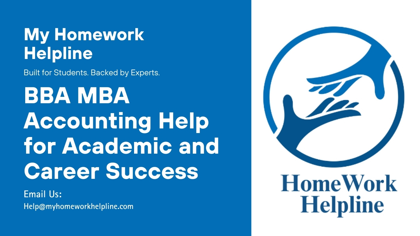 This academic paper provides BBA MBA Accounting help by exploring career goals, admission statement writing, and assignment support for students seeking guidance in business studies and accounting. The research paper emphasizes financial analysis, auditing, reporting, and MBA-level skills development. This essay reflects professional growth, homework assistance, and academic excellence in accounting studies.