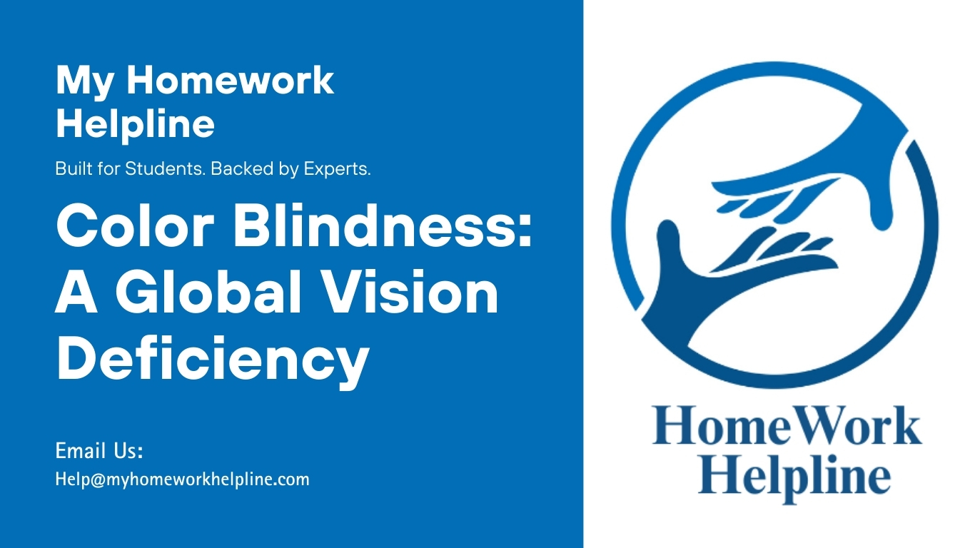 This essay on color blindness examines vision deficiencies such as red-green, blue-yellow, and achromatopsia. It discusses genetic causes, prevalence, and daily impacts like interpreting traffic lights. Useful for students, assignments, essays, and research papers in psychology, health, and vision studies.