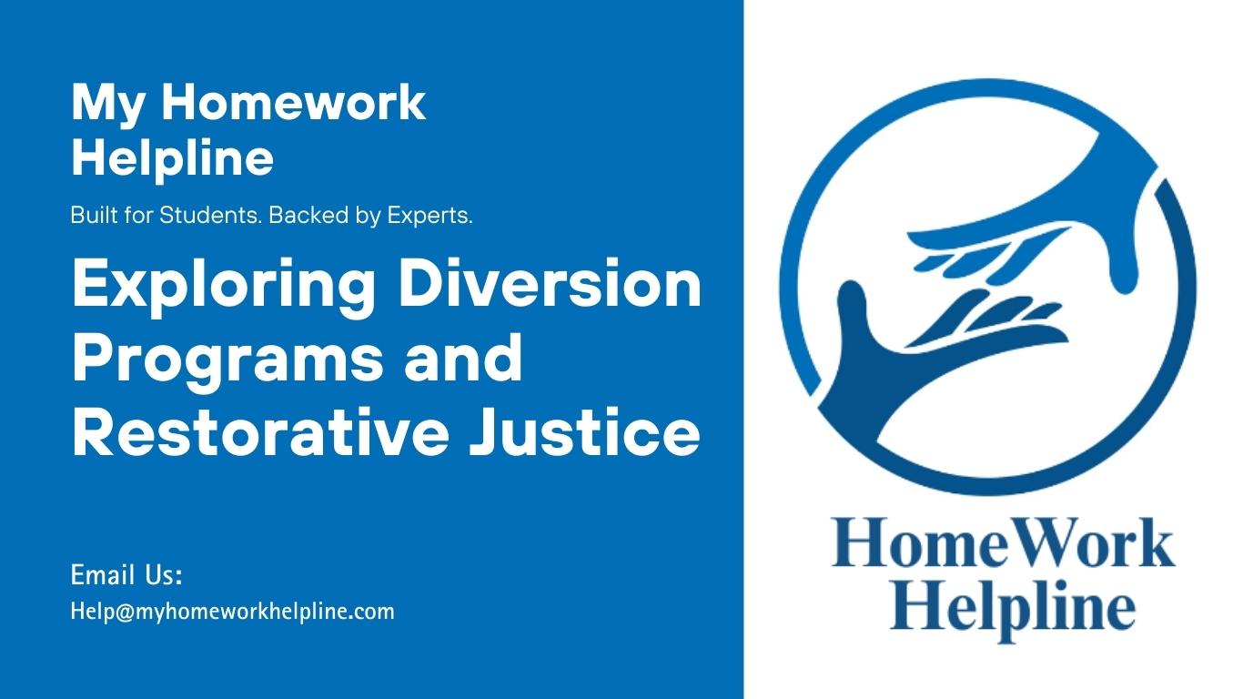 This academic paper examines diversion programs in criminal law, including pre-charge, deferred prosecution, sentencing diversion, and post-incarceration diversion. Ideal for research papers, essays, assignments, and law homework, it provides detailed analysis of restorative justice, victim impact, and offender rehabilitation, helping students understand legal alternatives and complete high-quality assignments.