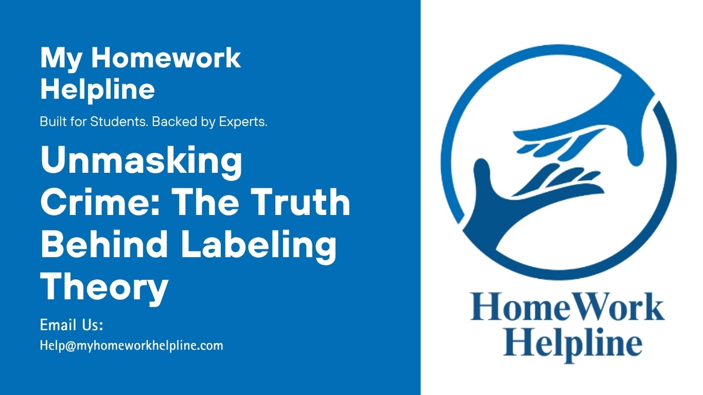 A detailed analysis of the labeling theory, discussing how societal labels influence but do not directly cause criminal behavior, emphasizing the role of socio-economic factors like unemployment, poor living standards, and drug abuse in shaping deviant actions, while addressing the complex interplay between labels and crime.