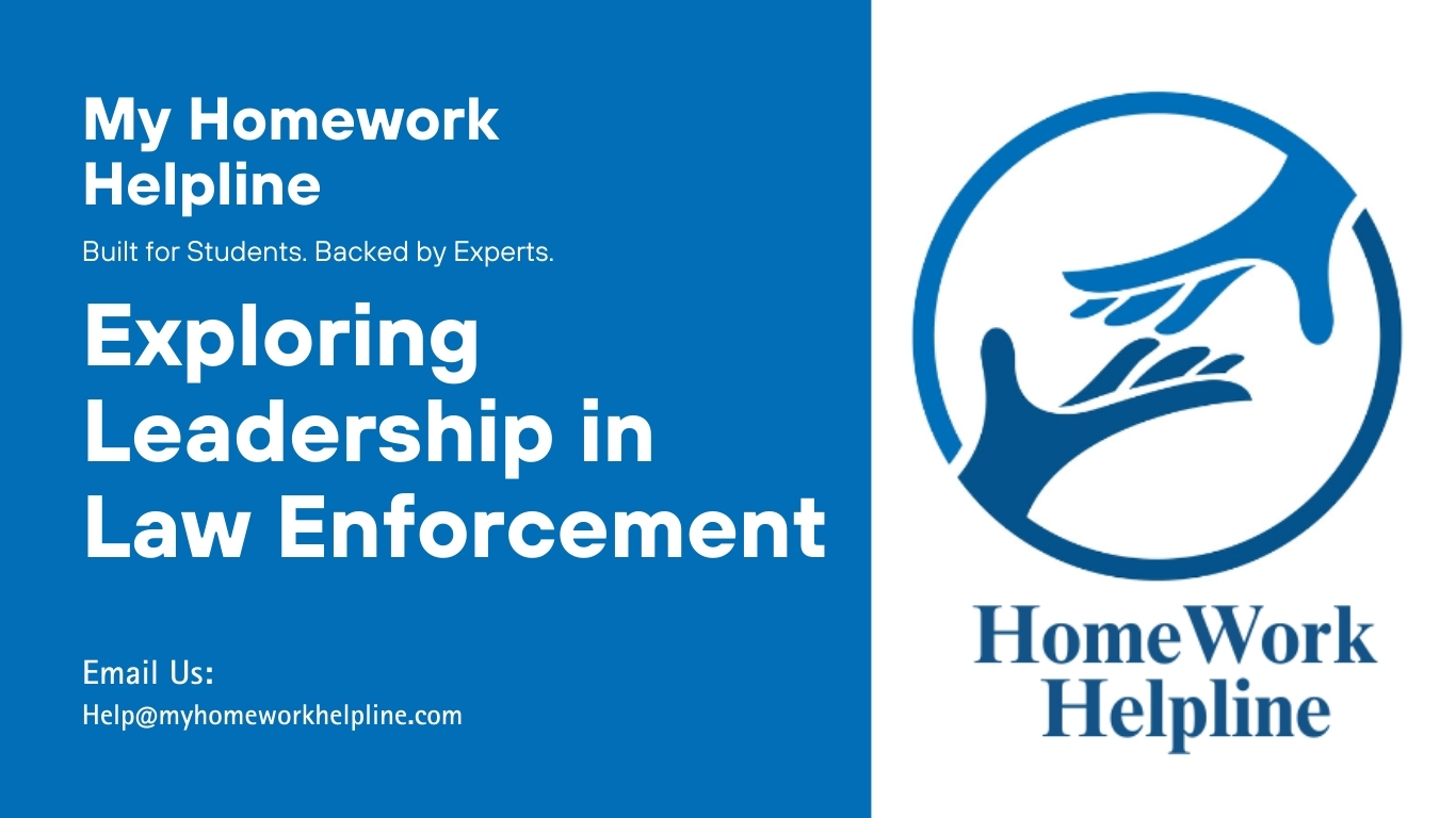 This academic paper on leadership in law enforcement explores key distinctions between transactional and transformational leadership styles, emphasizing the importance of trust, communication, and decision-making in policing. The research paper highlights essential technical, human, and conceptual skills that law enforcement leaders need to inspire, manage, and guide their teams effectively.