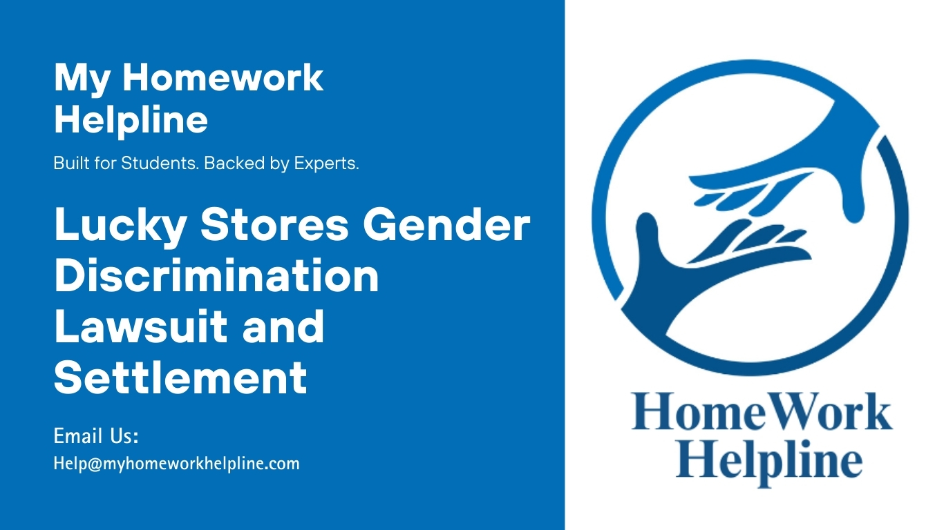 Academic paper analyzing the Lucky Stores gender-based employment discrimination case, focusing on legal proceedings, settlement details, anti-discrimination laws, workplace equality measures, managerial representation for women, and corporate compliance with fair employment statutes in the United States. This research paper highlights the $80 million settlement and hiring reforms.