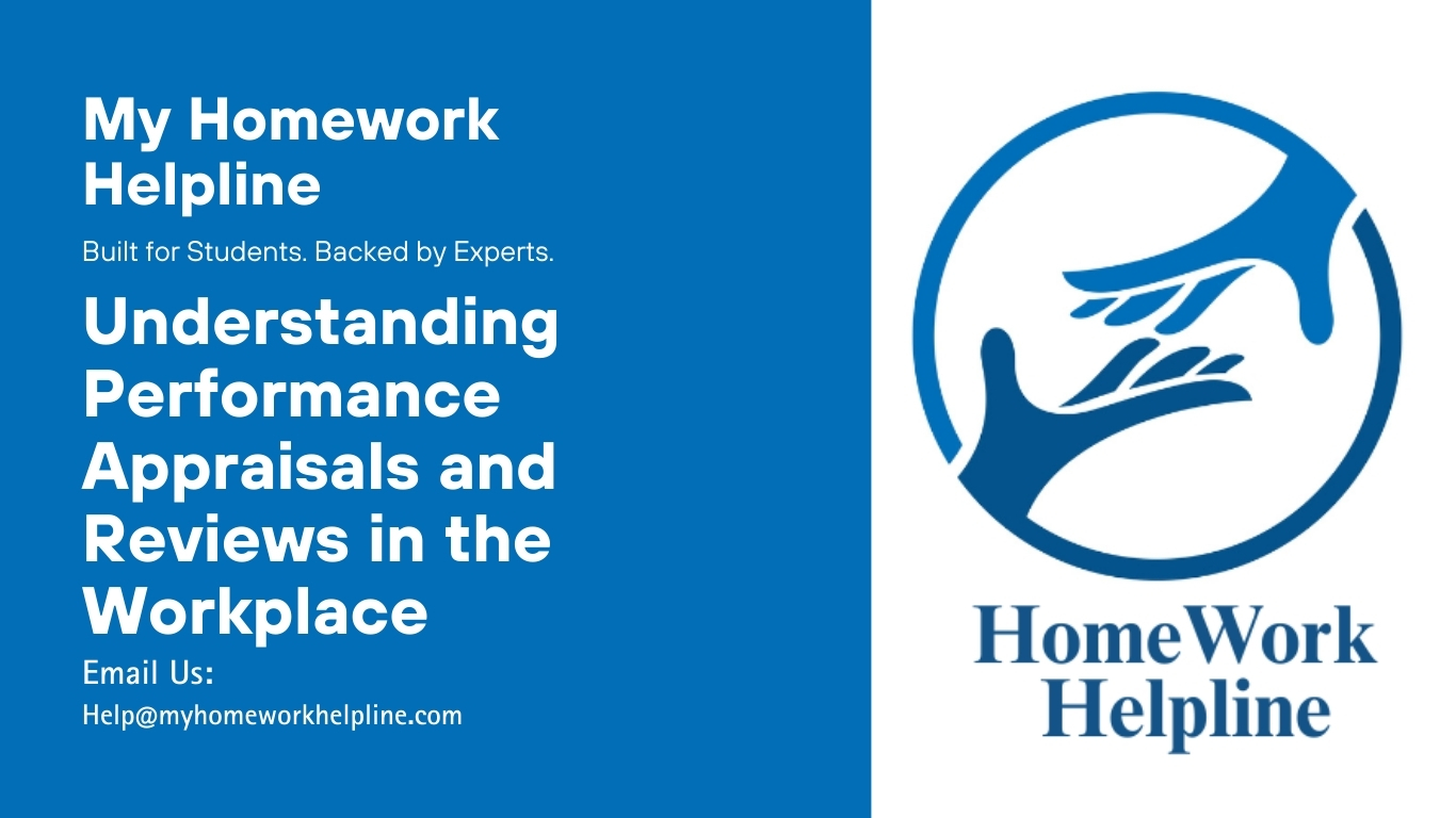 Research paper exploring performance appraisals, their benefits, challenges, and legal aspects in workplace evaluations. This essay analyzes how appraisals improve productivity, provide constructive feedback, and enhance professional growth while addressing unconscious bias and discrimination concerns. Practical recommendations highlight outcome-focused reviews, timely feedback, and employee participation for fair, effective assessments.