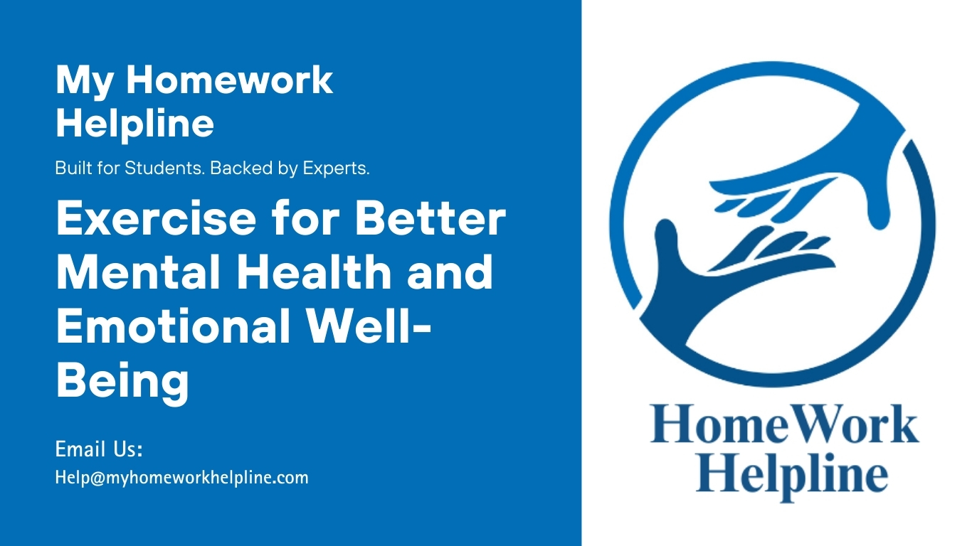 This essay explores how physical activity improves mental health by reducing depression, anxiety, and stress, while enhancing mood, self-esteem, sleep quality, and overall psychological well-being. It highlights the benefits of regular exercise, aerobic activity, and lifestyle changes for managing mental health symptoms, useful for assignments, essays, and research papers in psychology and health studies.