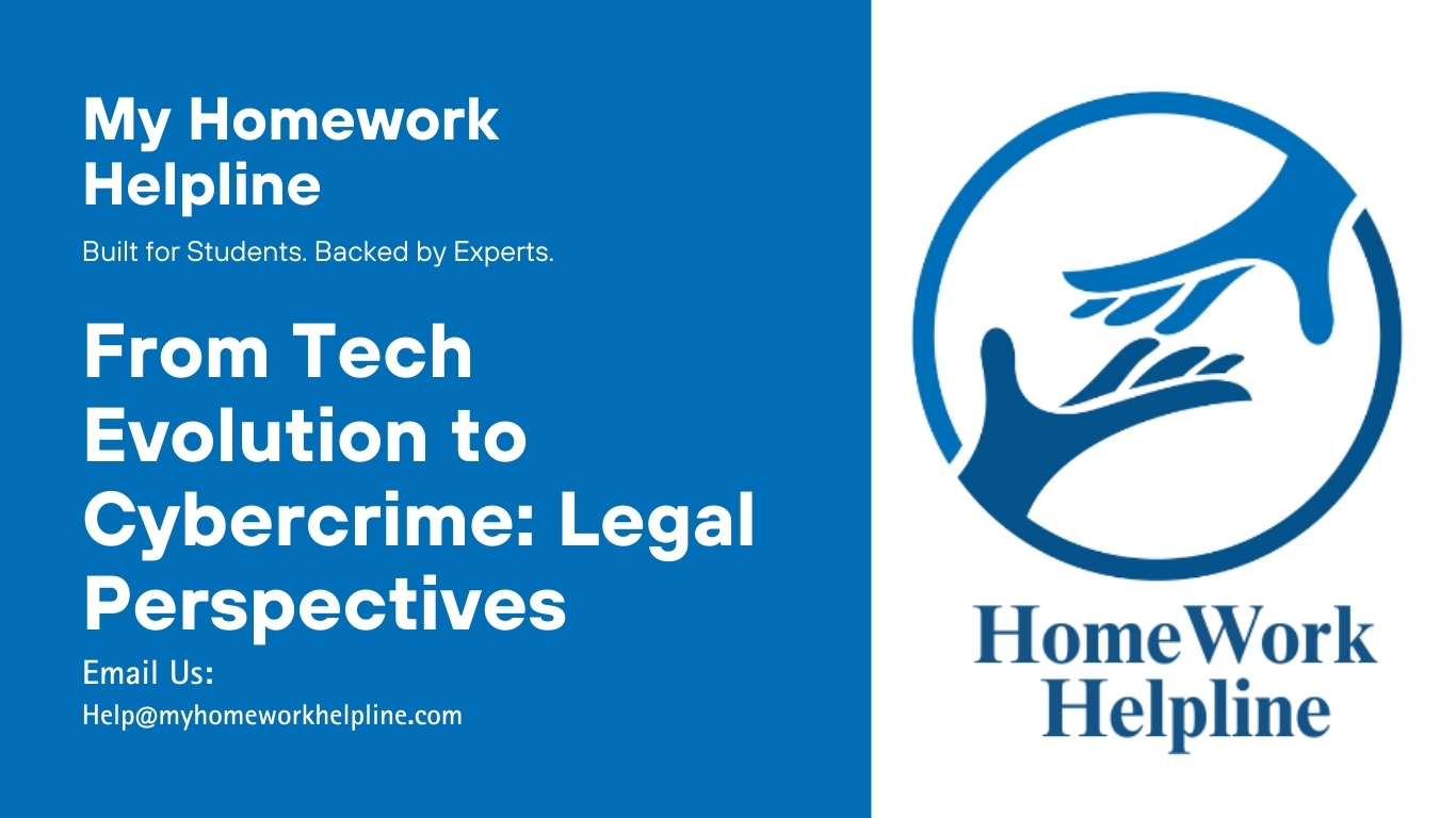 This academic paper examines technology and cybercrime in law over two decades, highlighting how digital transformation reshaped human behavior, subcultures, and criminal activity. The essay reviews major cybercrime cases, legal frameworks like the Computer Fraud and Abuse Act, and digital forensics in evidence gathering, offering a legal assignment perspective on modern technology’s challenges.