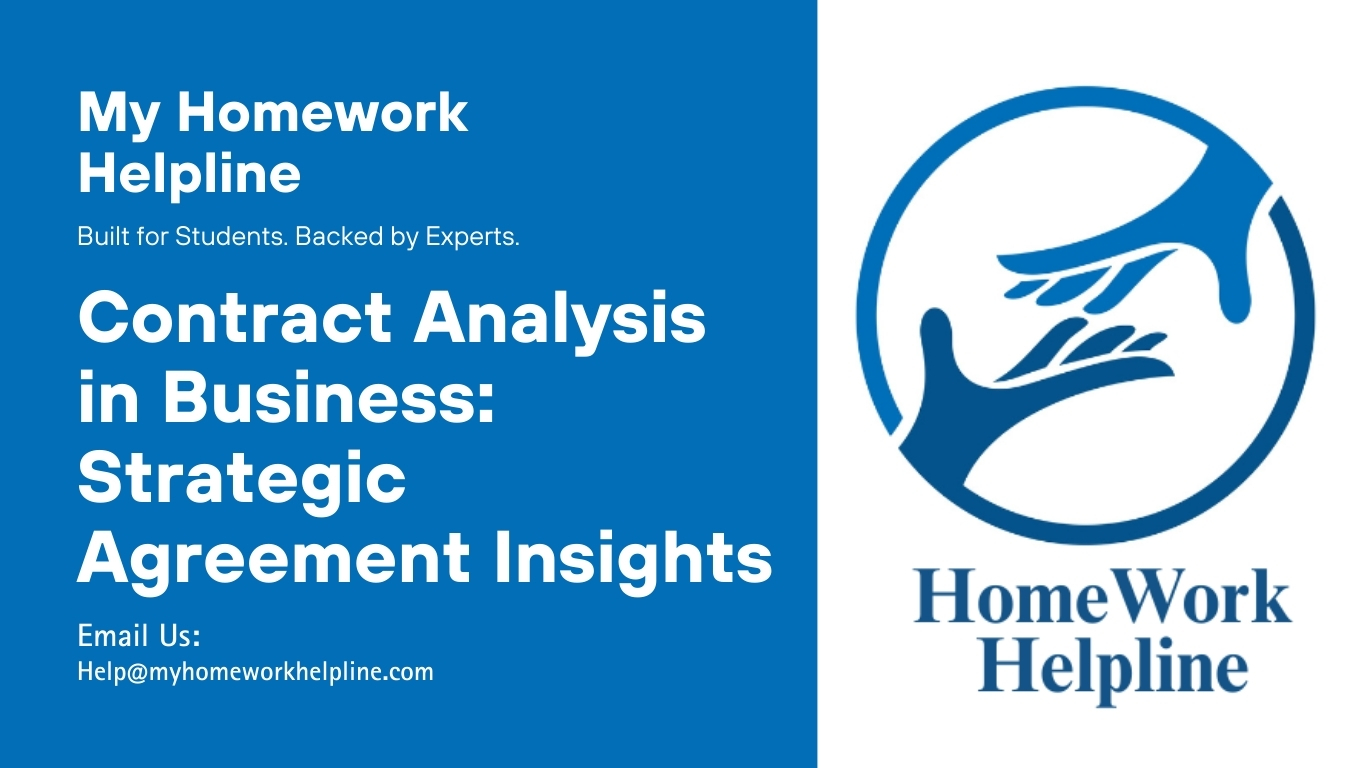 Contract analysis in business academic paper detailing the purpose of contracts, statement of work (SOW), stakeholder RFI needs, choosing a fixed-price contract, and Uniform Commercial Code (UCC) terms. This research paper and essay outlines deliverables and timelines to guide organizations. Useful for a business studies assignment, procurement management, and contract law review of article today.