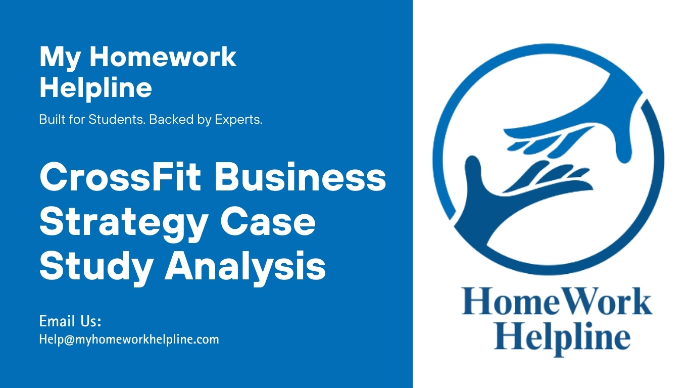 This academic case study paper on CrossFit presents a detailed external and internal environment analysis, including Porter’s Five Forces, competitor analysis, and value chain review. The research paper also develops a SWOT matrix, highlighting CrossFit’s strengths, weaknesses, opportunities, and threats. This CrossFit case study is a valuable academic resource for business assignments, management papers, and strategic research projects.