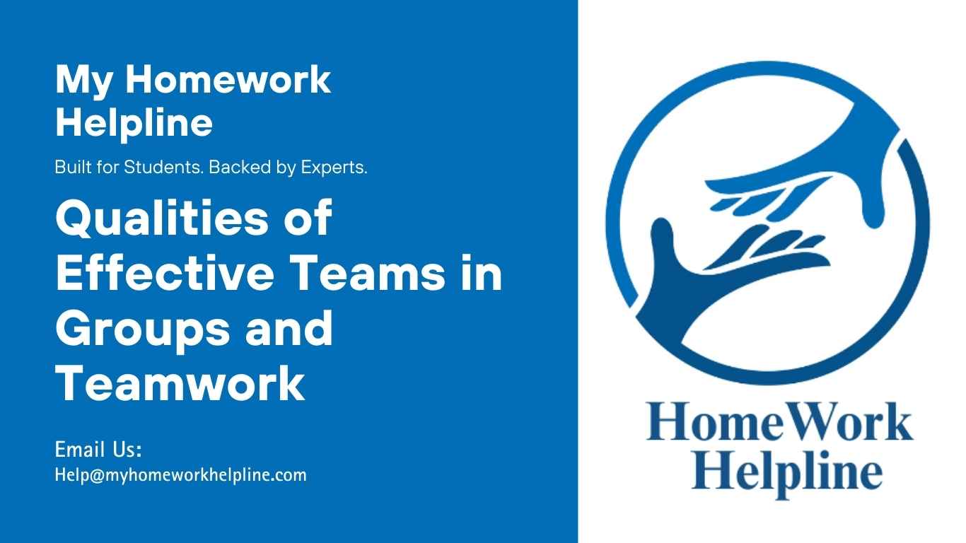 This academic paper on the Qualities of Effective Teams Essay explores the differences between groups and teams, describes the five main types of teams, and highlights the key characteristics of effective teamwork. It also examines the strengths and weaknesses of group decision-making and explains how a team’s composition can impact overall effectiveness. Helpful for students preparing an assignment, essay, or research paper in management or organizational behavior.