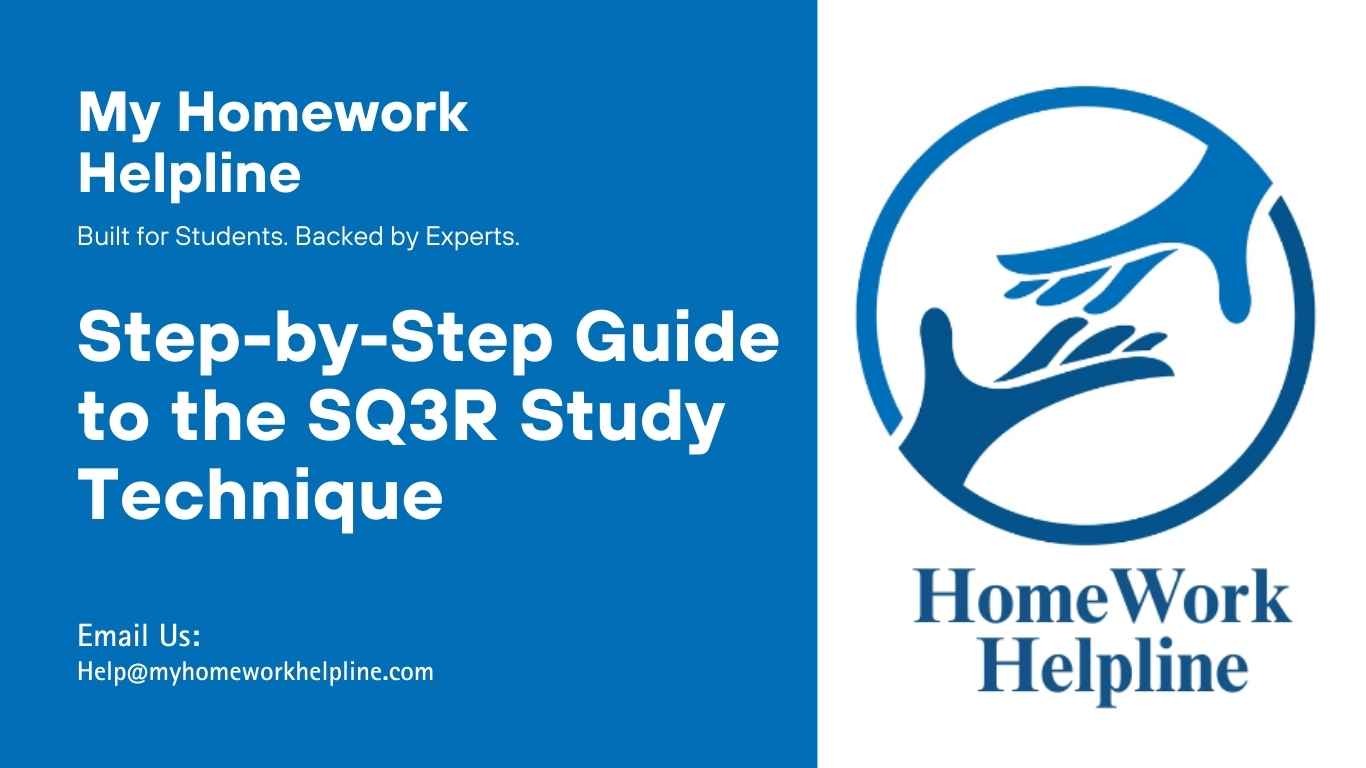 This SQ3R technique essay explains the study method of Survey, Question, Read, Recite, and Review. It provides a practical guide for students to apply the steps effectively, improve comprehension, and enhance information retention. The essay references Marty Lobdell’s video and includes key insights for applying SQ3R in academic settings.