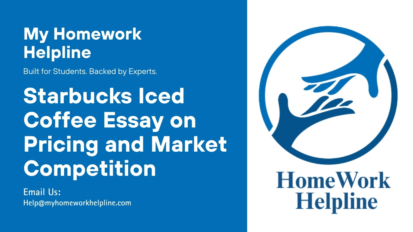 This academic paper on Starbucks Iced Coffee explores pricing strategies, market structure, and competitive dynamics in the coffee industry. The essay analyzes monopolistic competition, the role of brand differentiation, consumer demand elasticity, and the application of economic principles such as MC=MR. A research paper examining Starbucks’ strategy and dominance in global coffee markets.