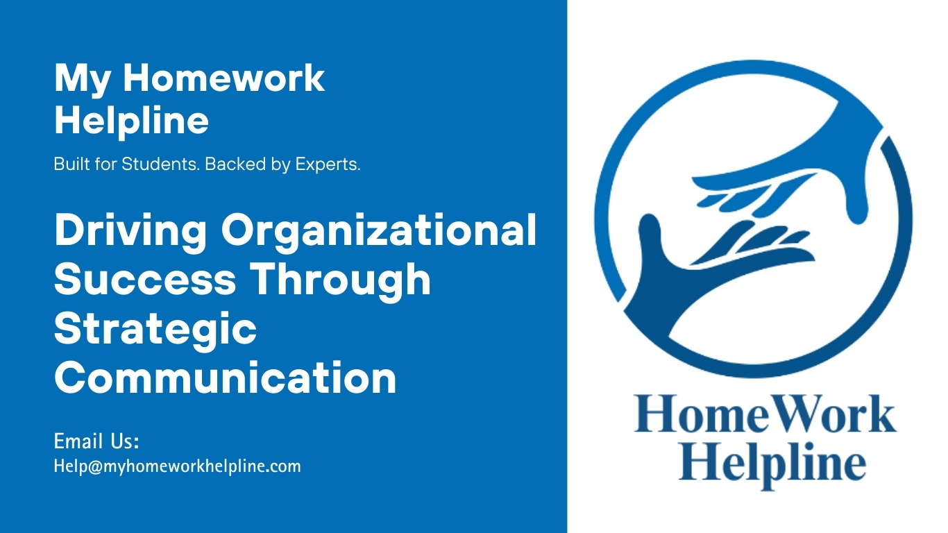 This persuasive proposal research paper examines strategic communication and its impact on organizational success. It covers leadership effectiveness, employee engagement, corporate culture, communication strategies, workplace productivity, and overcoming communication barriers. The paper provides insights into how management and strategic communication drive employee satisfaction, performance, and sustainable organizational growth.