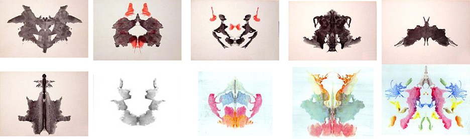 The Rorschach Test Inkblot Images